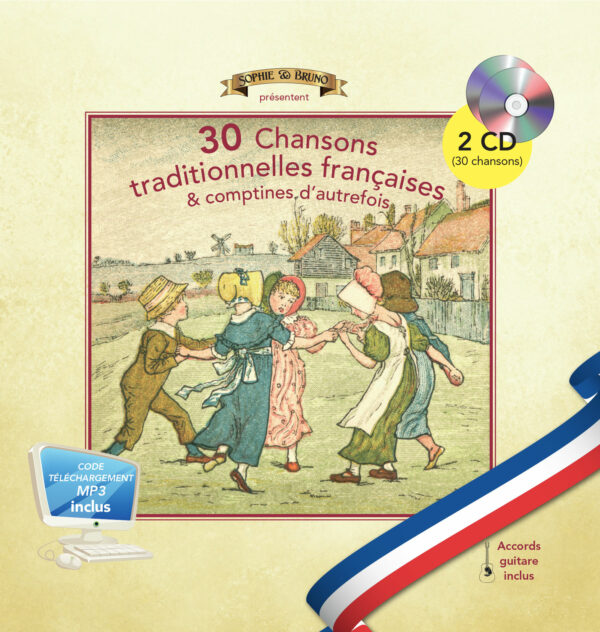 30 chansons françaises et comptines d'autrefois - Livre CD