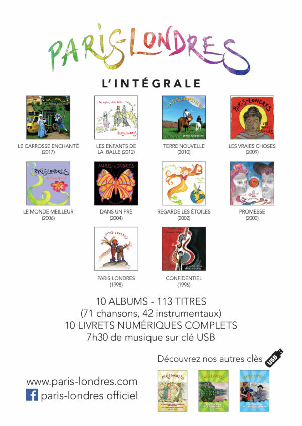 L'Intégrale - Les 10 albums de Paris-Londres 1996-2015 (Clé USB) – Image 2